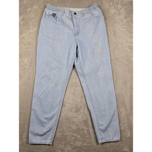 Vintage Mr Lee Jeans Womens 16W 32x30 High‎ Rise Tapered Leg Distressed